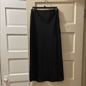 NWT Mango Black A-line Maxi Skirt for Work